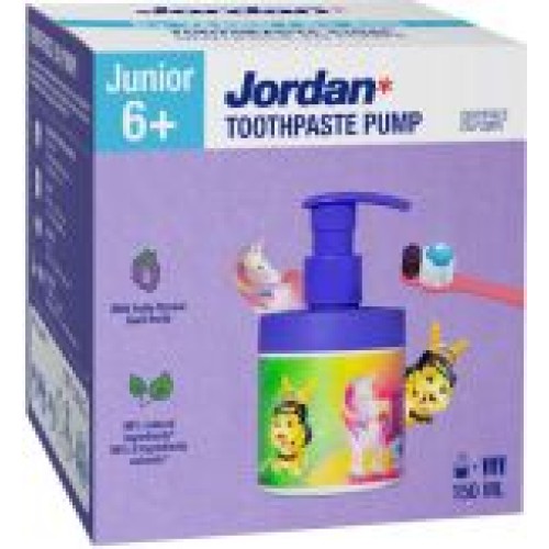 Jordan Παιδική Οδοντόκρεμα με Αντλία για Παιδιά 6-12 Ετών με Γεύση Φρούτων, 150ml - 